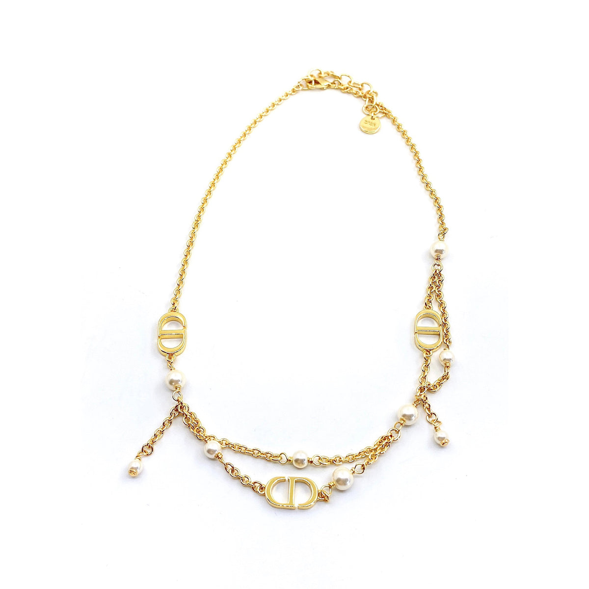 18K Dior Pearl Necklace